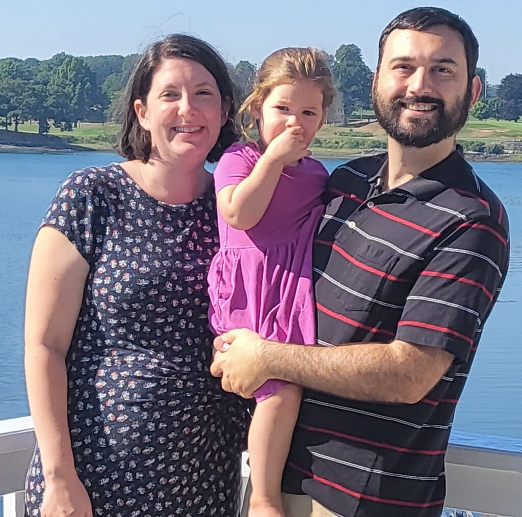 Nathan and Liz Ponzio (and Addy too!)
